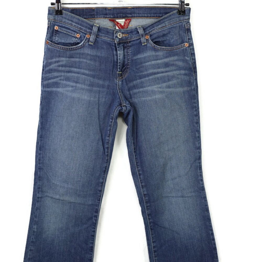 Lucky Brand Mid-Rise Flare Womens Jeans Size 8 29‎ x 32 Regular Stretch - Picture 7 of 9